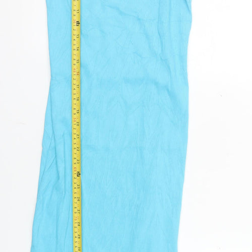 Collusion Women's Blue Size 12 Midi Slip Dress