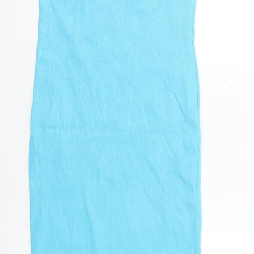 Collusion Women's Blue Size 12 Midi Slip Dress