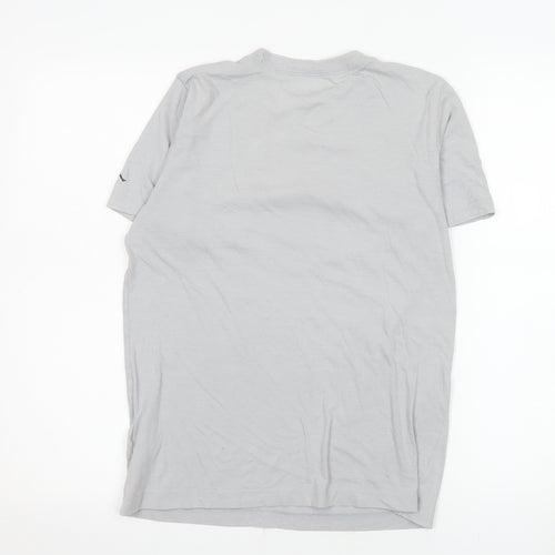 Jordan Boys Grey Air 23 Graphic T-Shirt Size 12-13 Years Crew Neck