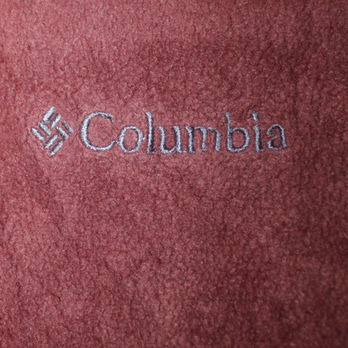Columbia Men's Brown Fleece Waistcoat M Zip Pockets Outdoor Vest