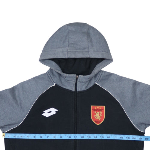 Lotto Men's Grey Full Zip Hoodie M Sports Sweatshirt
