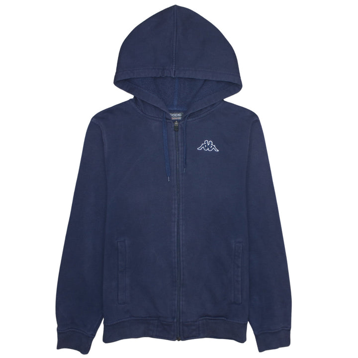 Kappa Men's Blue Full Zip Hoodie Small Regular Fit Fleece