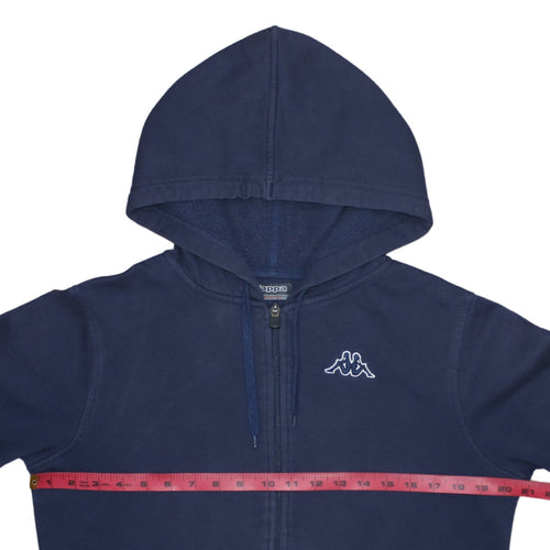 Kappa Men's Blue Full Zip Hoodie Small Regular Fit Fleece
