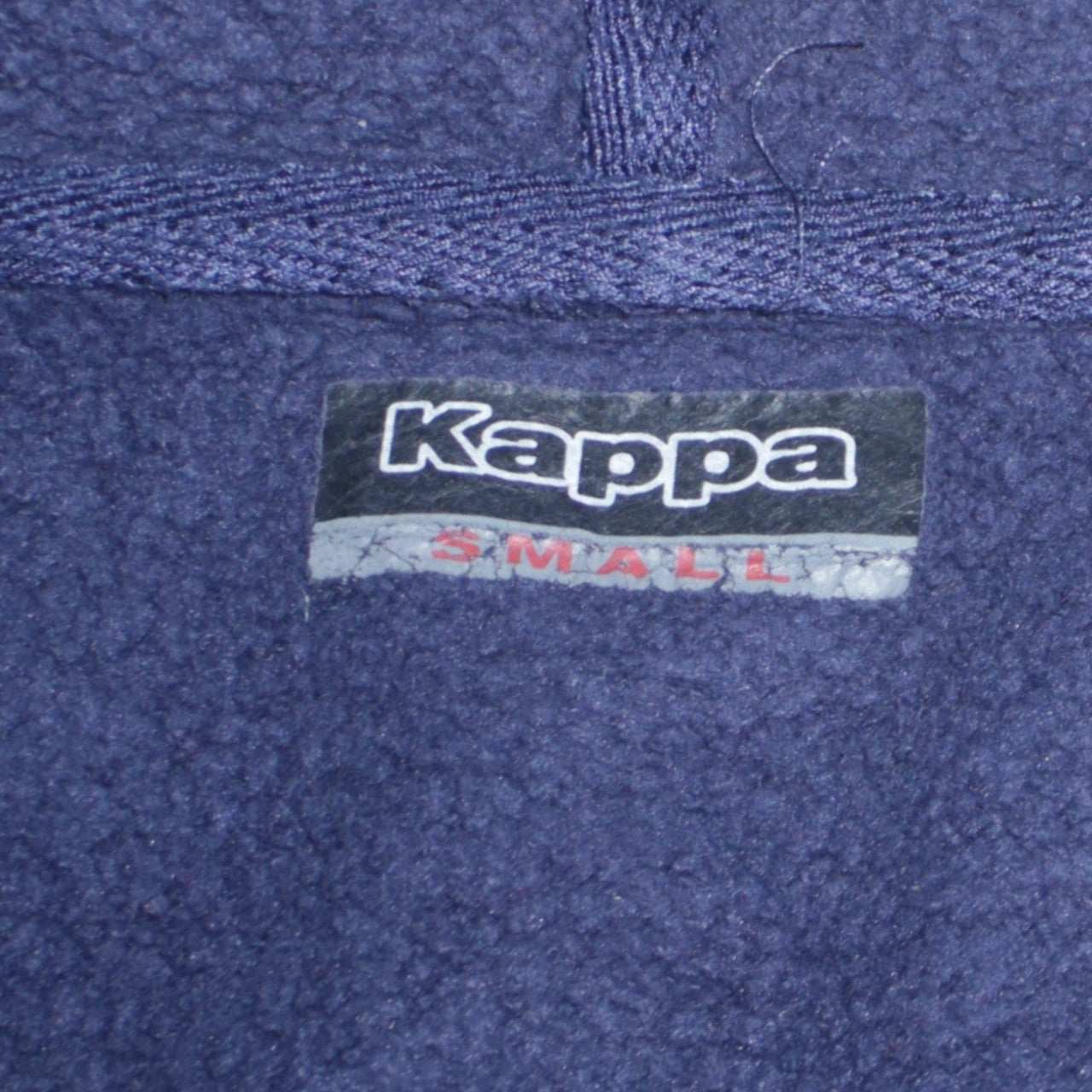 Kappa Men's Blue Full Zip Hoodie Small Regular Fit Fleece