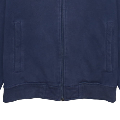 Kappa Men's Blue Full Zip Hoodie Small Regular Fit Fleece