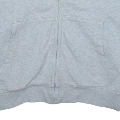 Tommy Jeans Men's Grey Full Zip Hoodie XL Regular Fit