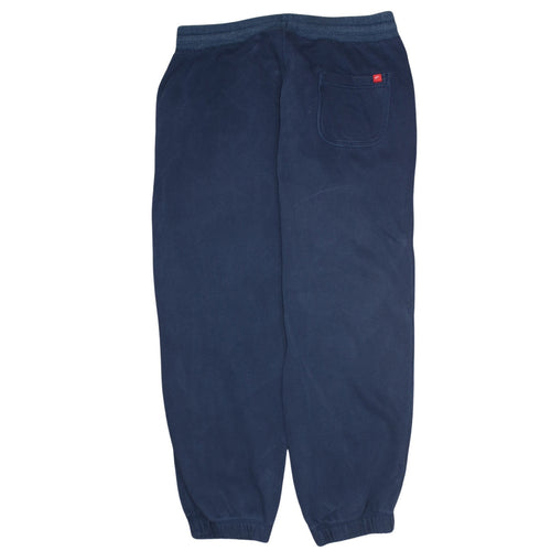 Nike Men Blue Sweatpants L Regular Fit Fleece Joggers