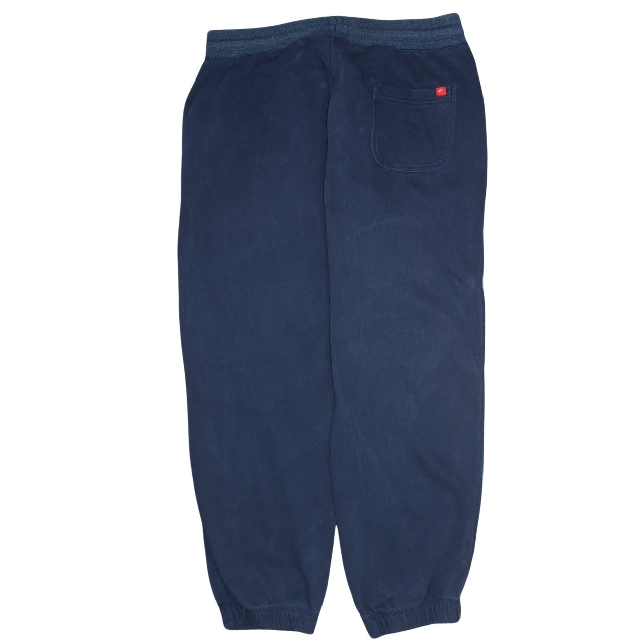 Nike Men Blue Sweatpants L Regular Fit Fleece Joggers