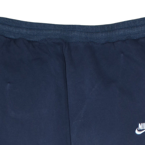 Nike Men Blue Sweatpants L Regular Fit Fleece Joggers
