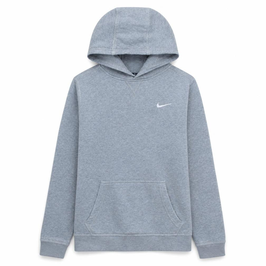 Nike Boys Grey XL Pullover Hoodie Sweatshirt 13-15 Years Cotton Blend