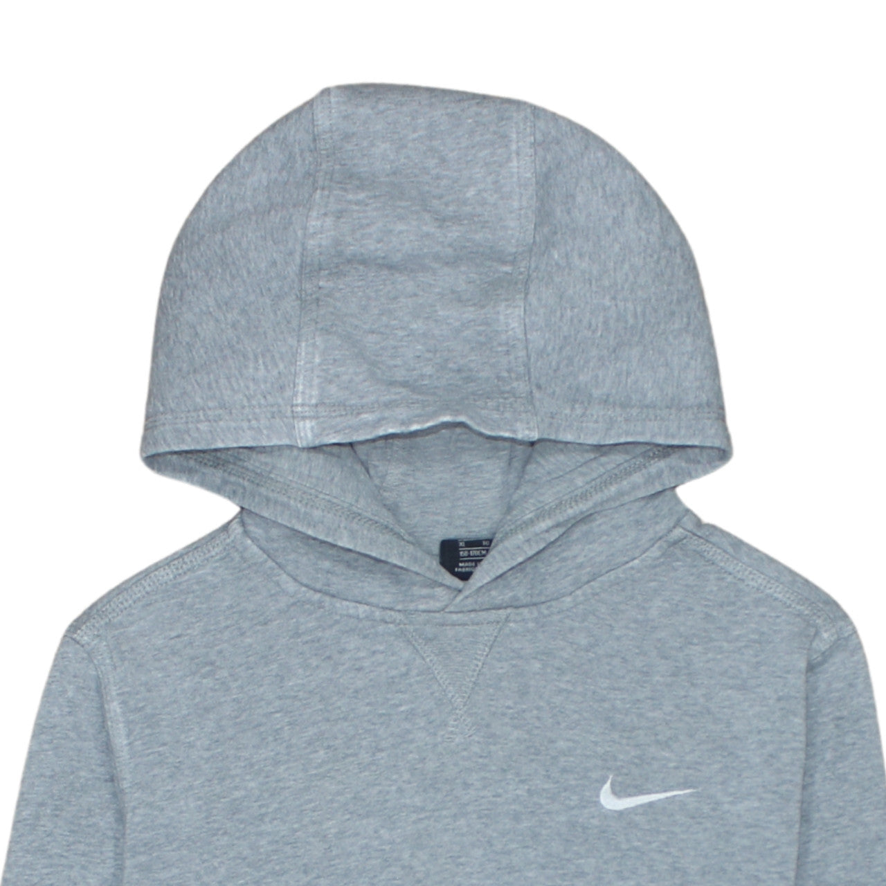 Nike Boys Grey XL Pullover Hoodie Sweatshirt 13-15 Years Cotton Blend