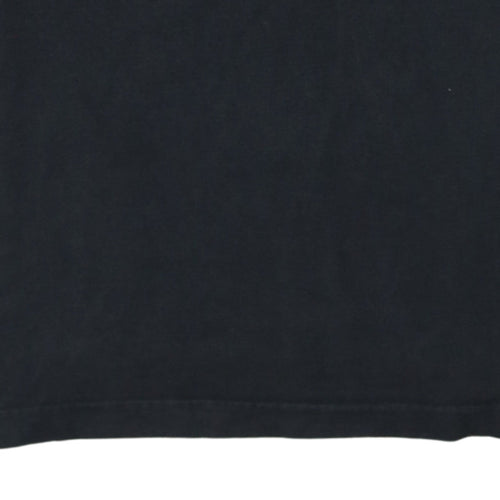 Adidas Men's Black Long Sleeve Mock Neck Sports T-Shirt Size S