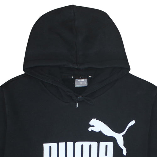Puma Mens Black 2XL Pullover Hoodie Fleece Sportswear