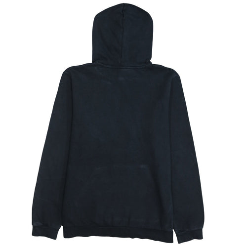 Puma Boys Black Pullover Hoodie 15-16 Years Logo Print Cotton Blend