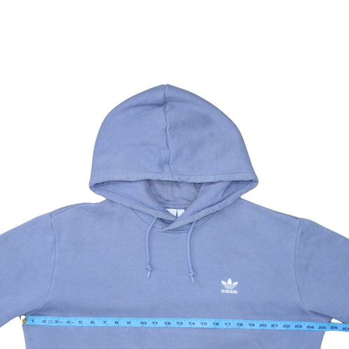 Adidas Men’s Blue Pullover Hoodie Size L Fleece Primegreen Sweatshirt