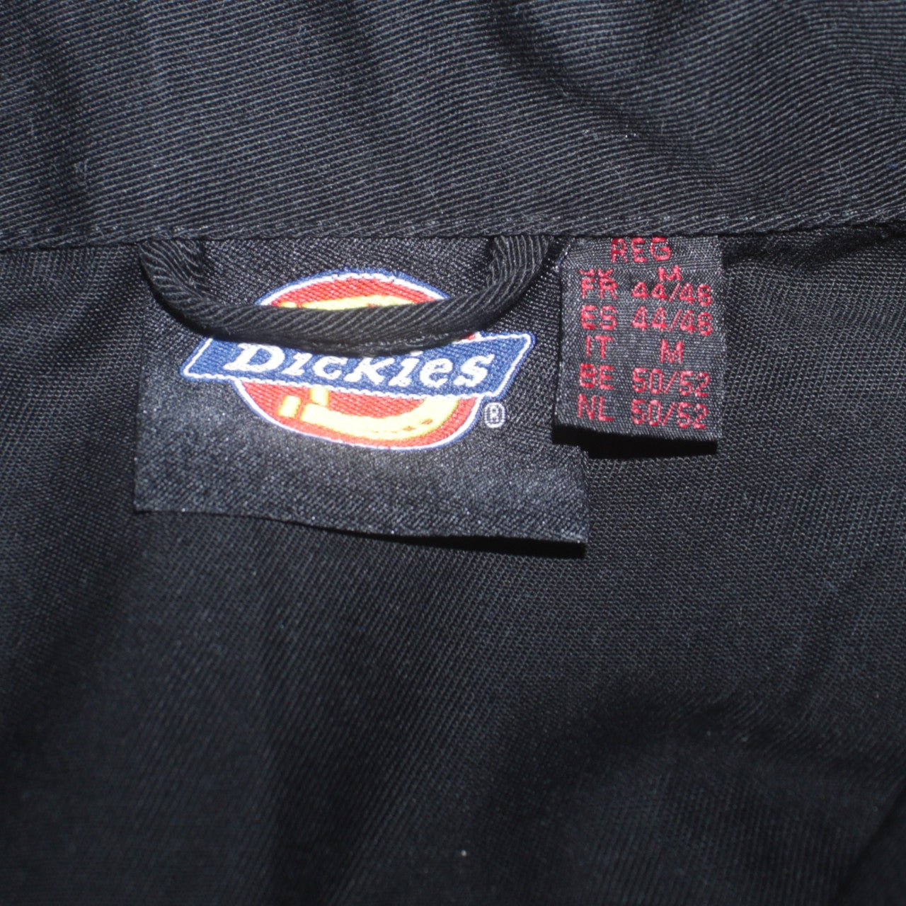 Dickies Mens Black Workwear Trousers M Cotton Blend Relaxed Fit