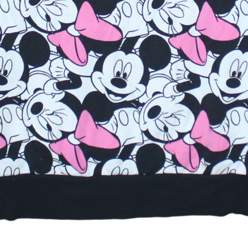 Disney at George Women Black Pink Mickey & Minnie Sweatshirt UK 12
