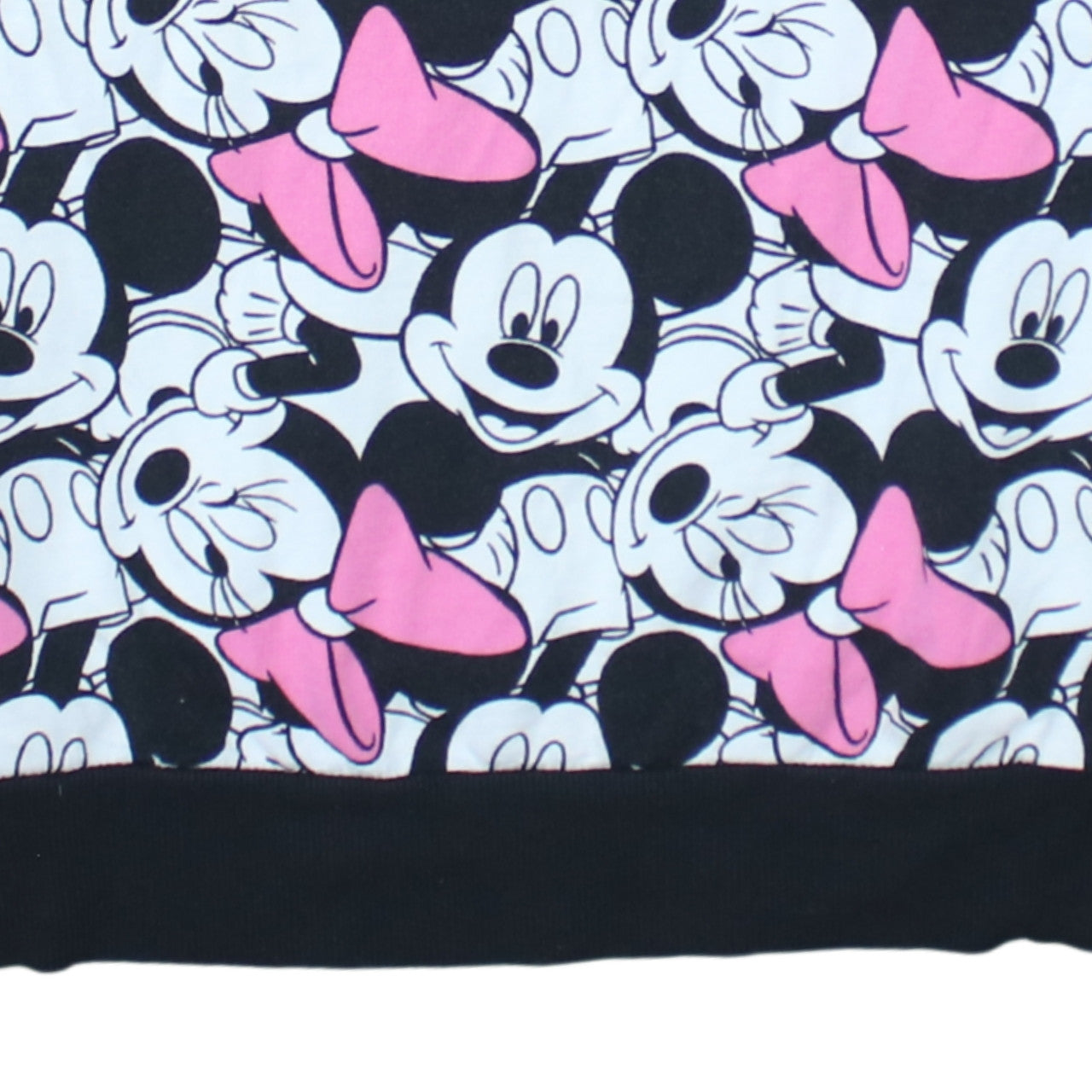Disney at George Women Black Pink Mickey & Minnie Sweatshirt UK 12