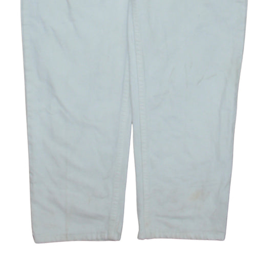 Levi's Women White 550 Tapered Relaxed Fit Jeans W32 L32