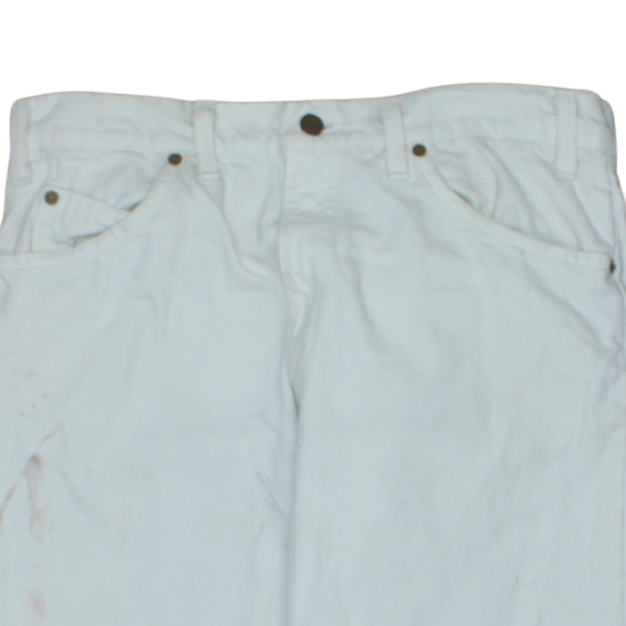 Levi's Women White 550 Tapered Relaxed Fit Jeans W32 L32