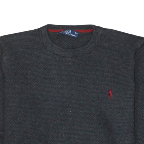 Ralph Lauren Men's Grey Wool Crew Neck Pullover Jumper M