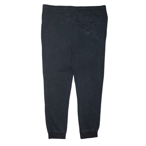 Nike Men's Black Jogger Sweatpants L Regular Fit Fleece Trousers