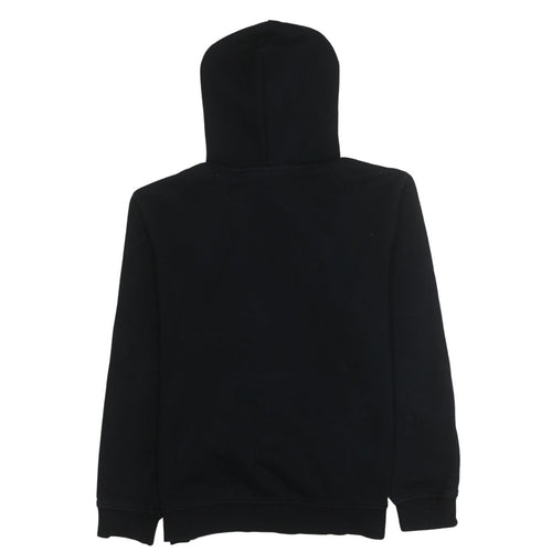 Adidas Women Black Size 12 Pullover Hoodie Sweatshirt Drawstring Logo