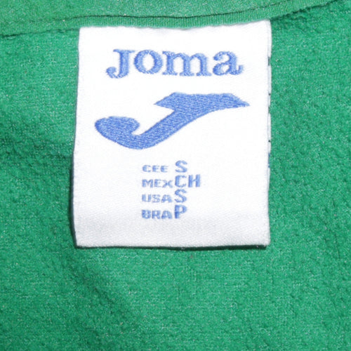 Joma Men’s Green & Black 1/4 Zip Long Sleeve Athletic Top Size S