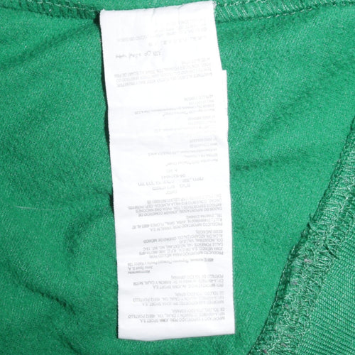 Joma Men’s Green & Black 1/4 Zip Long Sleeve Athletic Top Size S