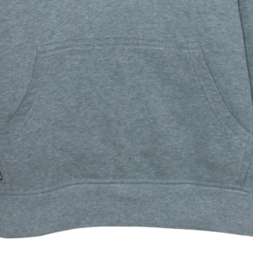 Superdry Women Grey Hoodie Pullover UK 10 Hooded Logo Casual