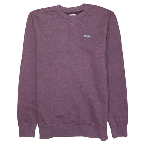 Vans Men's Purple Crew Neck Pullover Sweatshirt Medium