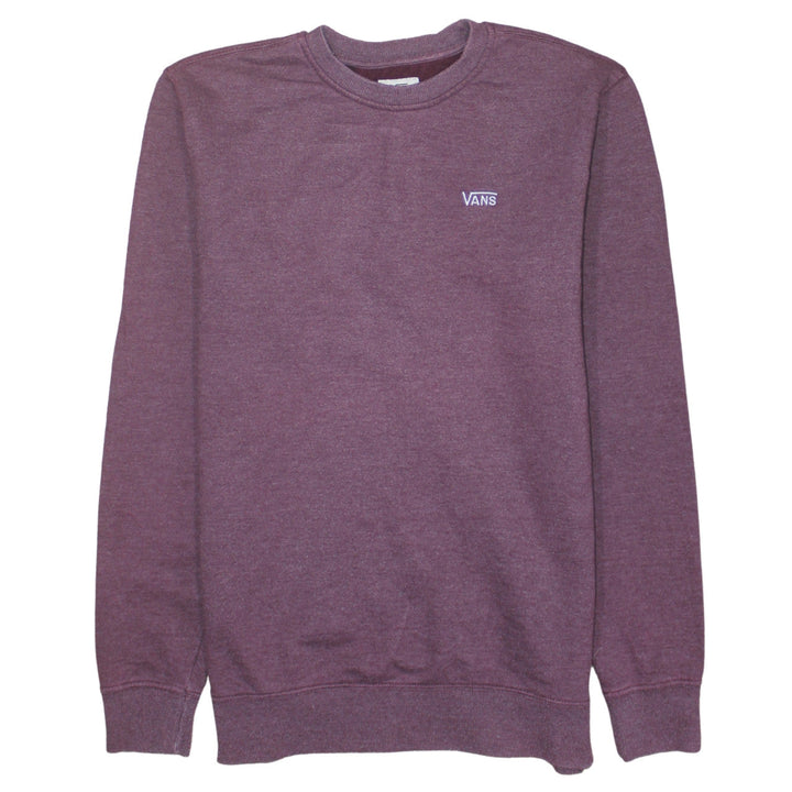 Vans Men's Purple Crew Neck Pullover Sweatshirt Medium