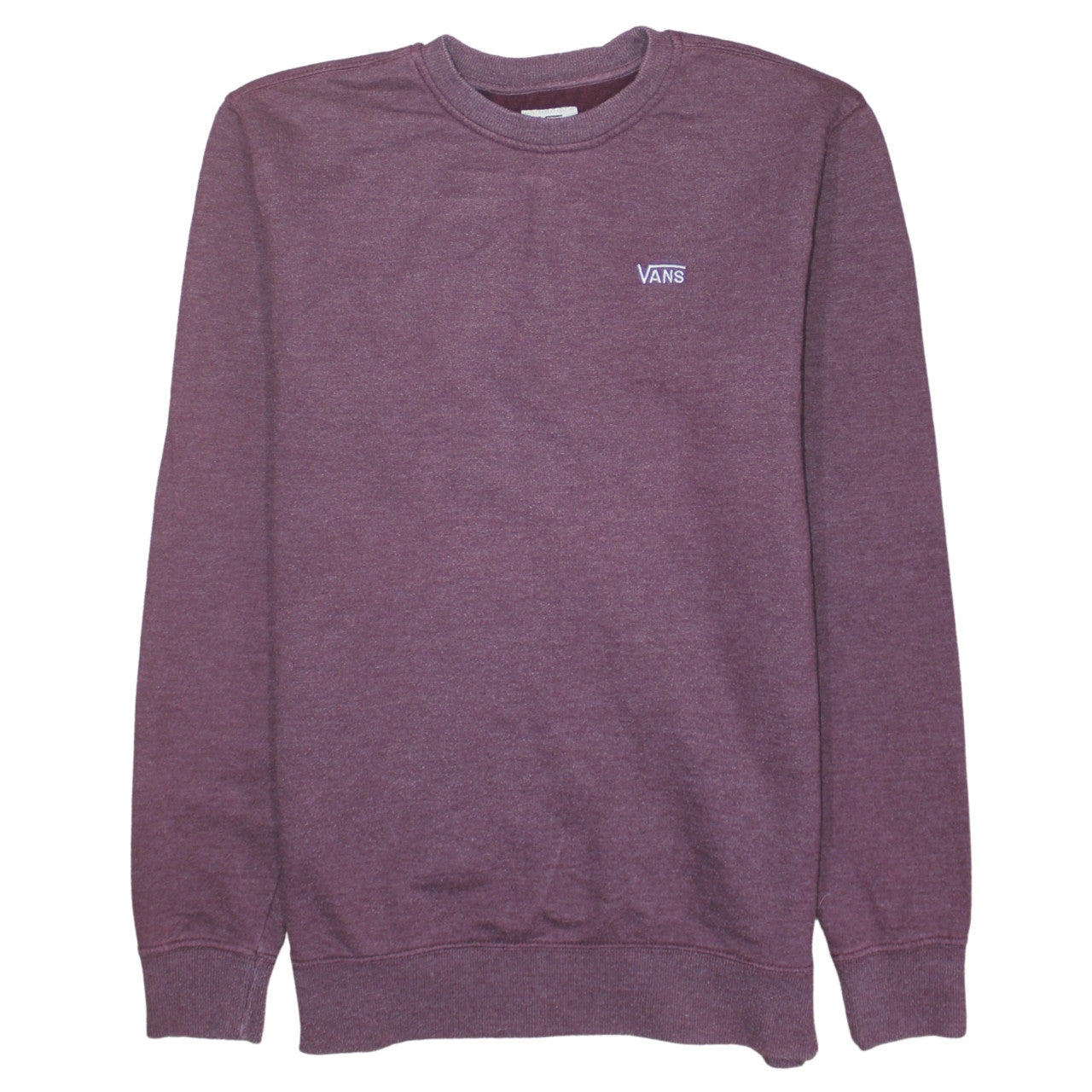 Vans Men's Purple Crew Neck Pullover Sweatshirt Medium