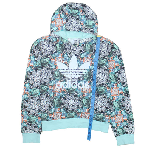 adidas Girls Multicoloured XL Graphic Pullover Hoodie