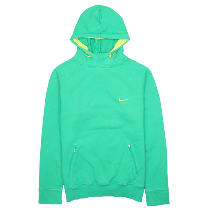 Nike Women's Green Pullover Hoodie M Hooded Sweatshirt 08 Print