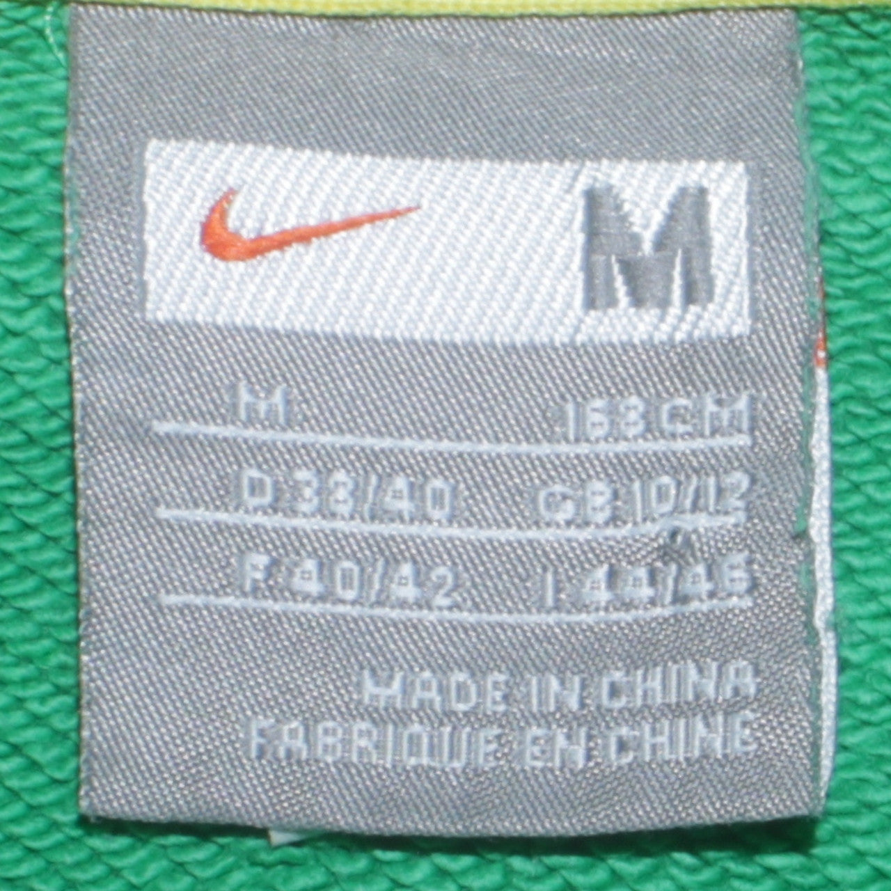 Nike Women's Green Pullover Hoodie M Hooded Sweatshirt 08 Print