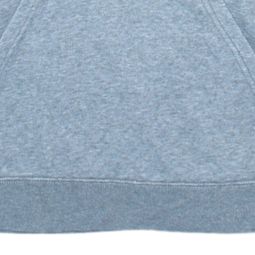 Champion Men's Grey Small Pullover Logo Hoodie - Regular Fit