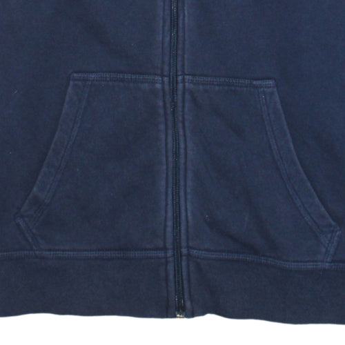 Nike Boys Navy Blue Full Zip Hoodie XL 13-15 Years Cotton Blend
