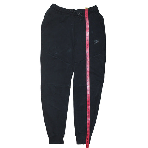 Nike Men Black Jogger Sweatpants XS Regular Fit Fleece Tapered