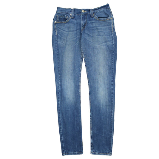 Levi's Women's Blue 524 Too Superlow Skinny Jeans Size M