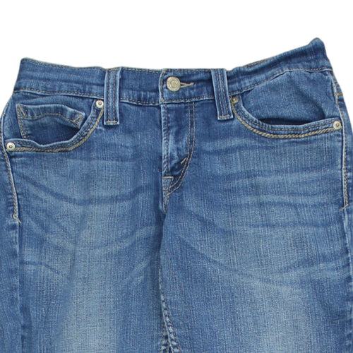 Levi's Women's Blue 524 Too Superlow Skinny Jeans Size M
