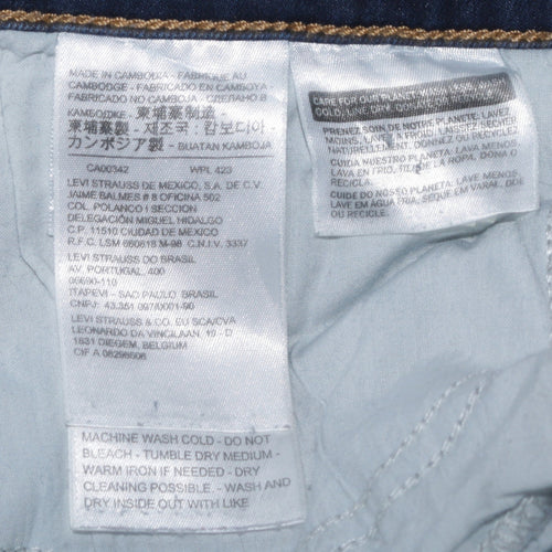Levi's Women's Blue 724 High Rise Straight Jeans Size 30