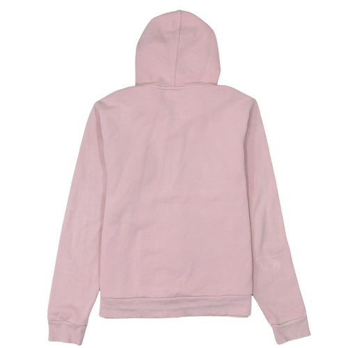 Puma Womens Pink Full Zip Hoodie XL - Soft Fleece Lined Sweatshirt