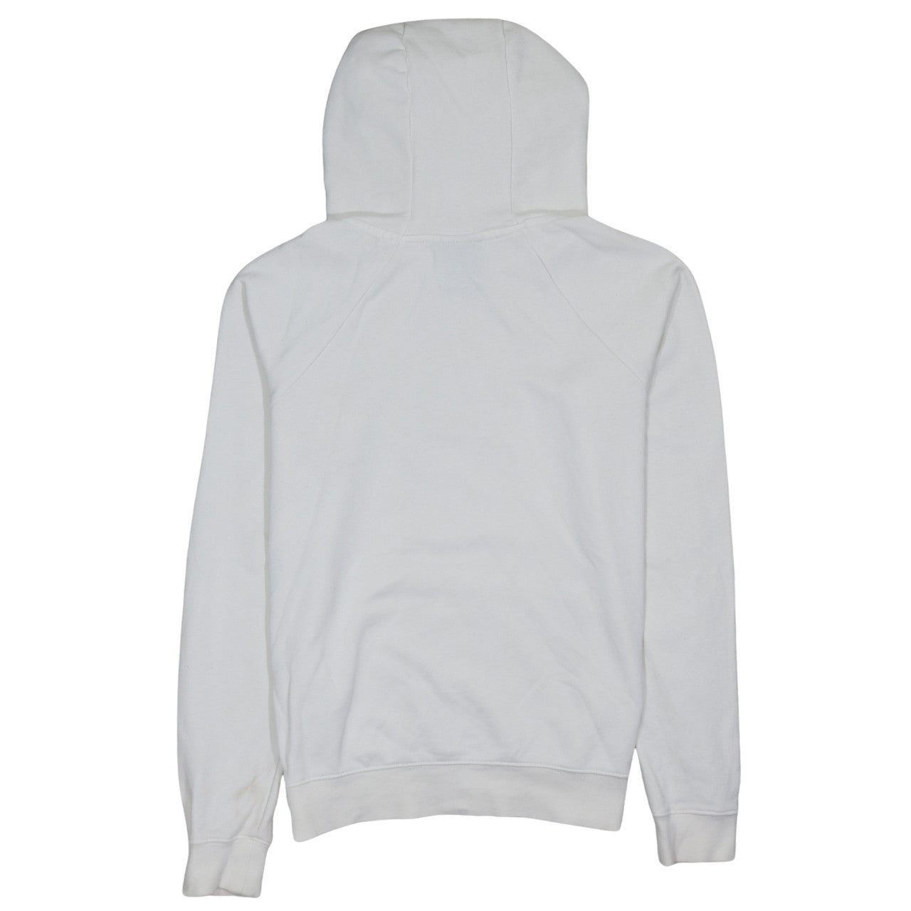 Nike Women's White Small Pullover Hoodie with Logo Graphic