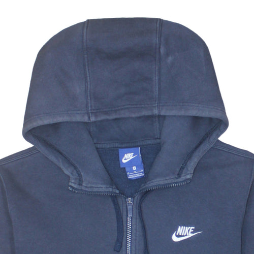 Nike Men's Blue Full Zip Hoodie Fleece Sweatshirt Size M