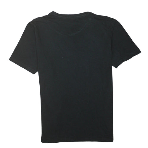 Puma Men Black Medium Graphic Logo Short Sleeve T-Shirt
