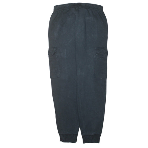 Nike Men's Black Cargo Fleece Joggers Trousers Size S Regular Fit