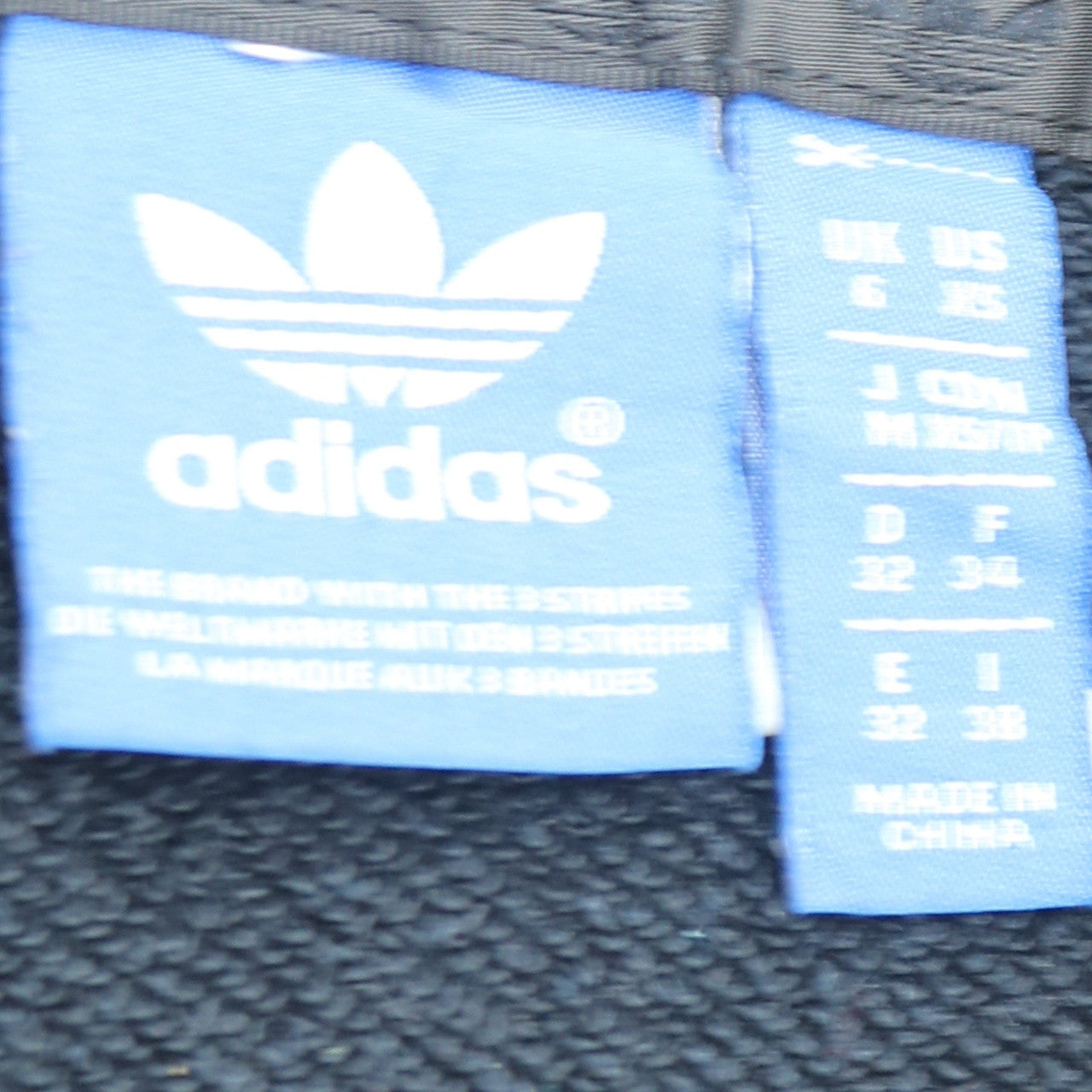 Adidas Womens Navy White Striped Pullover Hoodie UK 6 Cotton Blend
