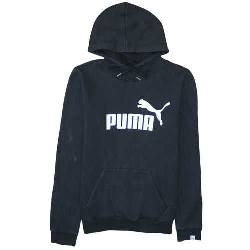 Puma Women's Black Size 12 Pullover Hoodie Sweatshirt