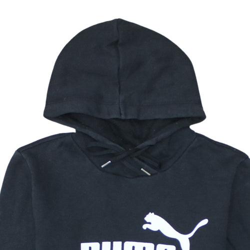 Puma Women's Black Size 12 Pullover Hoodie Sweatshirt